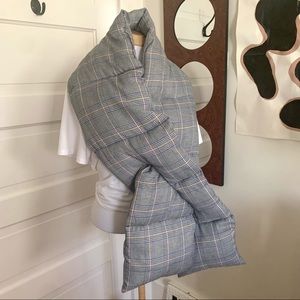 Max Studios Plaid Puffer Scarf